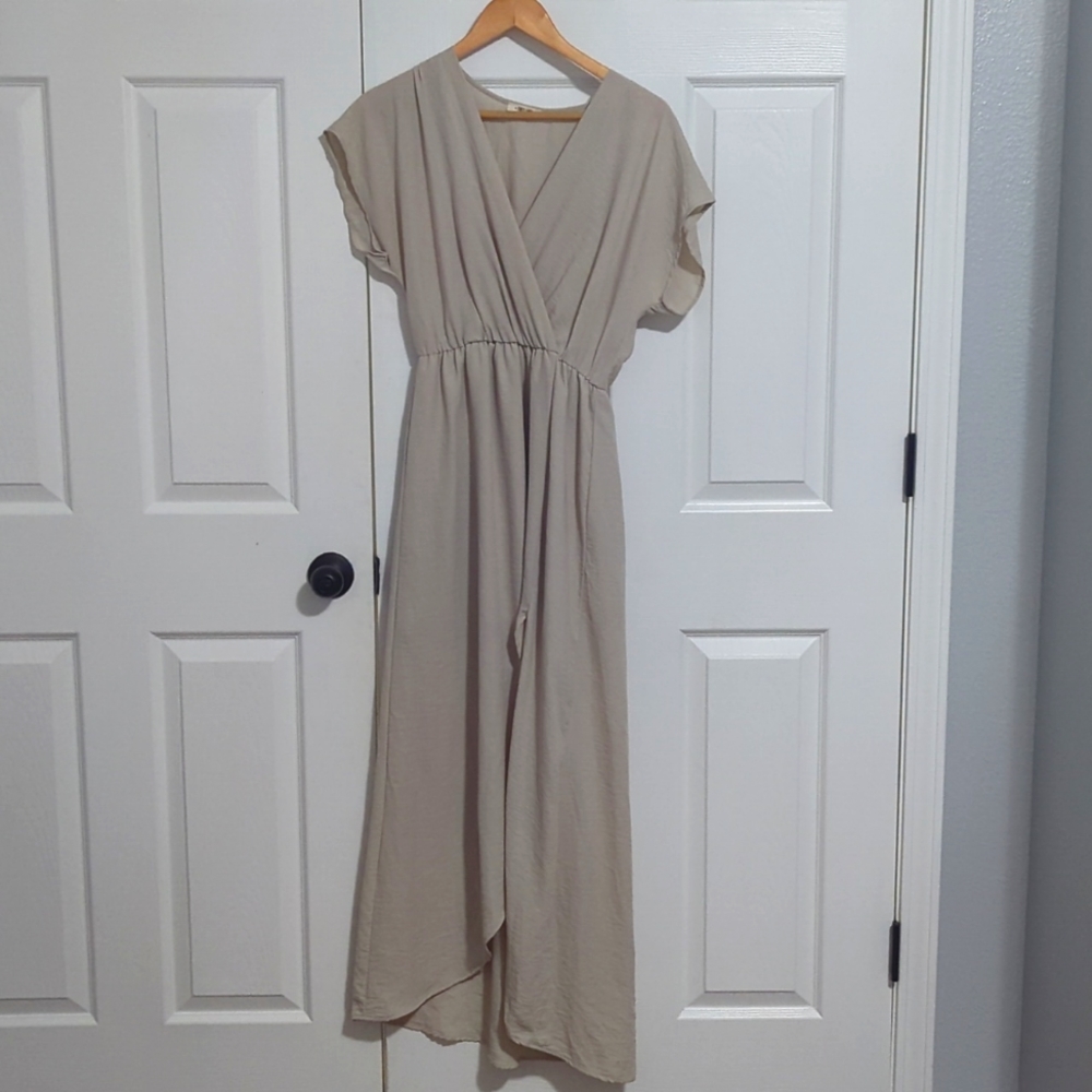 Size Medium Beige Dress by First Love